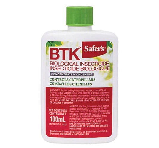 Safers BTK Natural Insecticide 100ml